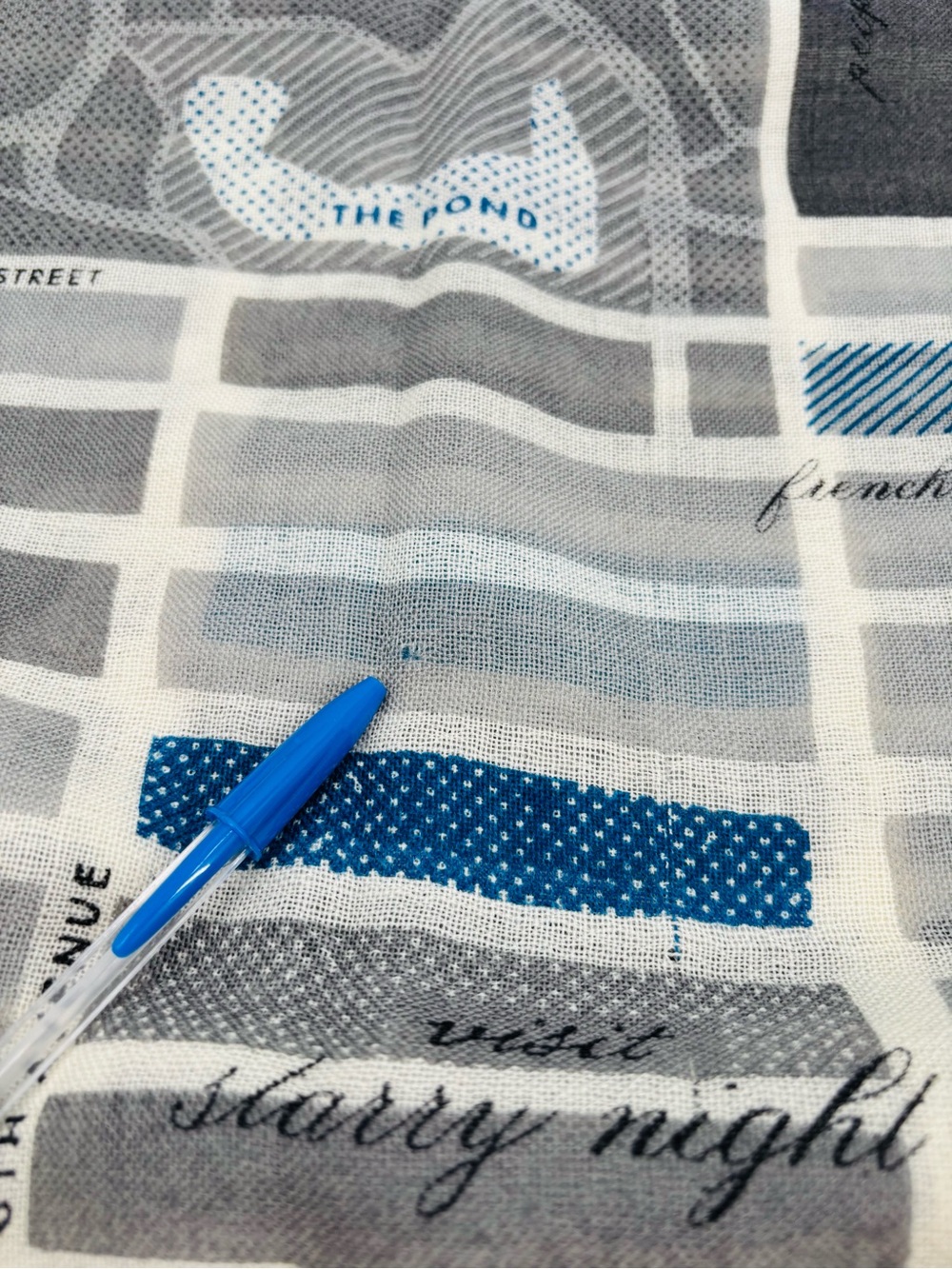 Kate Spade new york map scarf - Picture 7 of 11